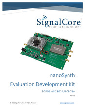 SIGNALCORE nanoSynth SC801A Manual