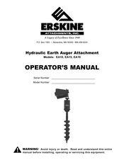 Erskine Attachments EA15 Operator's Manual