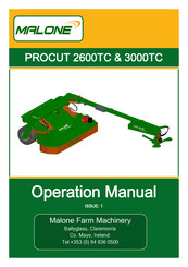 Malone 2600TC Operation Manual