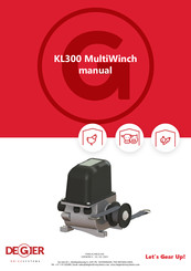 Deger MultiWinch KL300 Manual