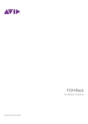 Avid Technology FOH Rack Manual