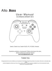 Alto & Bass CE-GP003 User Manual