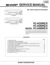 Sharp VC-A480NZ/X Service Manual