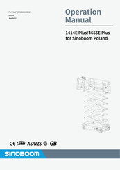 Sinoboom 1414E Plus Operation Manual