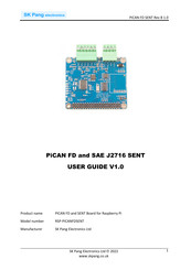 SK Pang Electronics RSP-PICANFDSENT User Manual