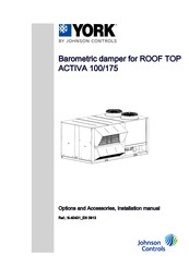 Johnson Controls YORK ACTIVA 100 Installation Manual
