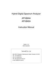 TechnoAP APV8M24 Instruction Manual