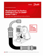 Danfoss Weatherhead Coll-0-Crimp 1-412 Set Up And Operating Instructions Manual