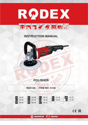 RODEX RDX149 Instruction Manual