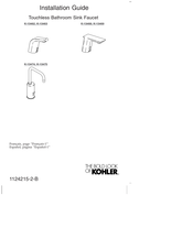 Kohler K-13469 Installation Manual
