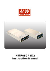 Mean Well NMP650 1K2 Series Instruction Manual