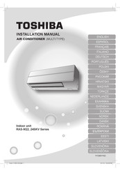 Toshiba RAS-M22 24SKV Series Installation Manual