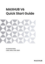MAXHUB Classical C8630 Quick Start Manual