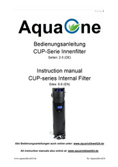 AquaOne CUP-807 Instruction Manual