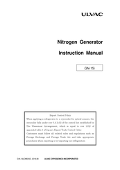 Ulvac GN-15i Instruction Manual