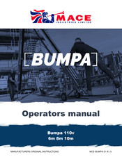 Mace Bumpa 110v 6m Operator's Manual