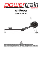Powertrain Air Rower User Manual