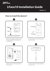 ZKTeco LFace10 Installation Manual