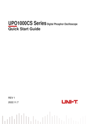 UNI-T UPO1000CS Series Quick Start Manual
