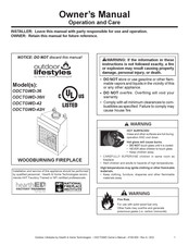 Hearth & Home Outdoor Lifestyles ODCTGWD-42 Manual