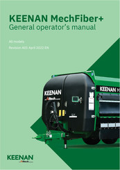 Alltech KEENAN MechFiber Plus Operator's Manual