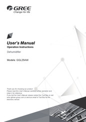 GILMAN GREE GGL25AW User Manual