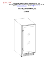 Josoo Electric Appliance ZS-A88 Instruction Manual