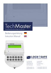 Lock4Safe TechMaster Instruction Manual