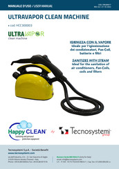 Tecnosystemi Happy CLEAN ULTRAVAPOR User Manual