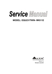Alto EQU231TWIN-MKII V2 Service Manual