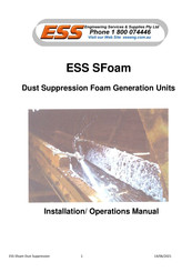 ESS SFoam Operation Manual
