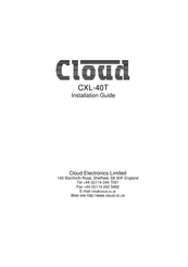 Cloud CXL-40T Installation Manual
