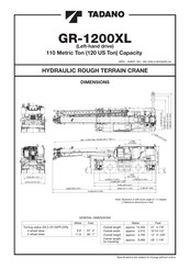 Tadano GR-1200XL Manual