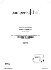 pampered chef 100833 Manual
