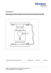 Minebea Intec PR 6145/08N Installation Manual