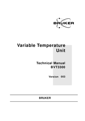 Bruker BVT3300 Technical Manual