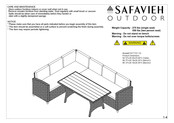 Safavieh Outdoor PAT7707-3/3 Manual