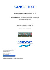 StefPro SPK2141.01 Assembly Plan
