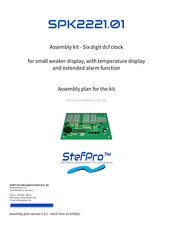 StefPro SPK2221.01 Assembly Plan