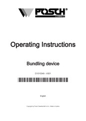 Posch M7205 Operating Instructions Manual