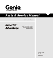 Terex Genie Superlift Advantage SL-5 Parts And Service Manual