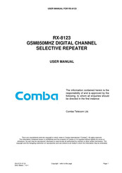Comba RX-8123 User Manual