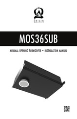 Origin Acoustics MOS3600SUB Installation Manual