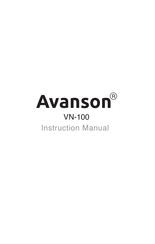 Avanson VN-100 Instruction Manual