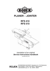 ROJEK RFS 410 Manual