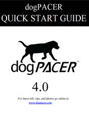 dogPacer 4.0 Quick Start Manual