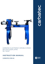 Carbatec WL-1624P Instruction Manual