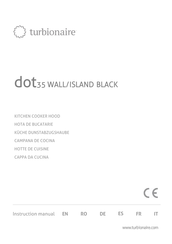 turbionaire DOT 35 Wall Black Instruction Manual