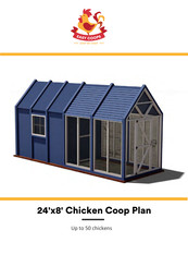 Easy Coops 24x8 Chicken Coop Plan Manual