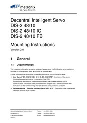 Metronix DIS-2 48/10 IC Mounting Instructions